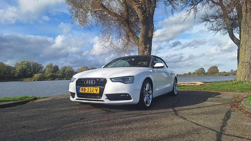 Wit Gebruikt 2012 Audi A5 Cabriolet S-Line Cabriolet | € 15.950 (Duur) - Afbeelding 1/4