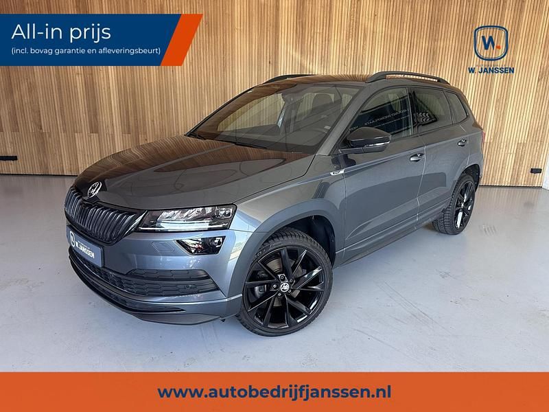 Grijs Occasion 2021 Skoda Karoq SportLine SUV | € 28.950 (Iets duurder) - Afbeelding 1/4
