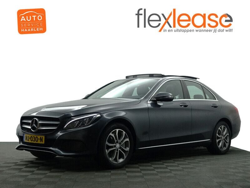 Grijs metallic Gebruikt 2015 Mercedes C350e Prestige Sedan | € 19.900 (Goede deal) - Afbeelding 1/4