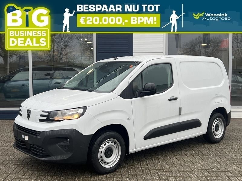 Kaolin white Nieuw 2024 Peugeot Partner MPV | € 21.017 (Eerlijke prijs) - Afbeelding 1/4