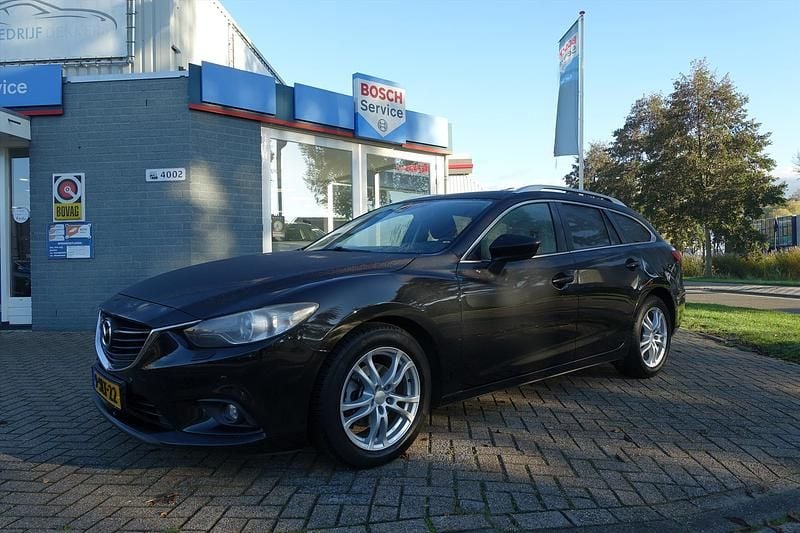 Zwart Gebruikt 2013 Mazda 6 Stationwagen | € 9.045 - Afbeelding 1/4