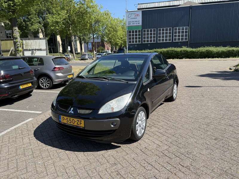Zwart Gebruikt 2009 Mitsubishi Colt Invite Cabriolet | € 3.250 (Super prijs) - Afbeelding 1/4