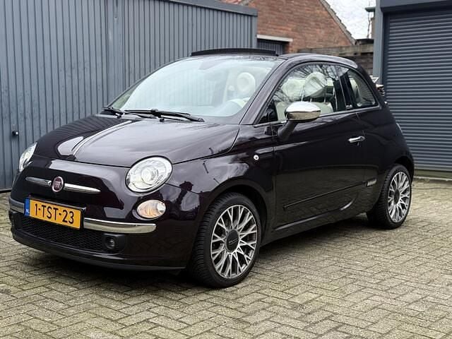 Occasion Fiat 500C Lounge 86 PK (63 kW) 2014 Paars (metallic) Cabriolet