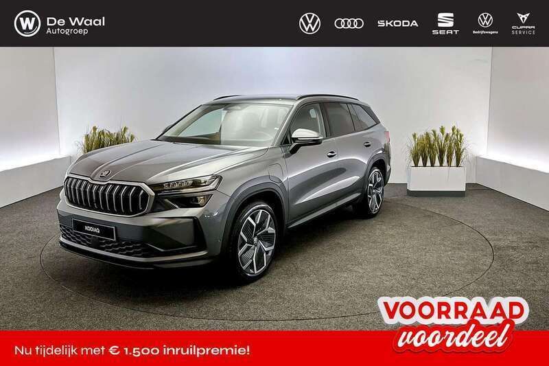 Graphite grey Nieuw 2025 Skoda Kodiaq Business Line SUV | € 53.800 (Eerlijke prijs) - Afbeelding 1/4