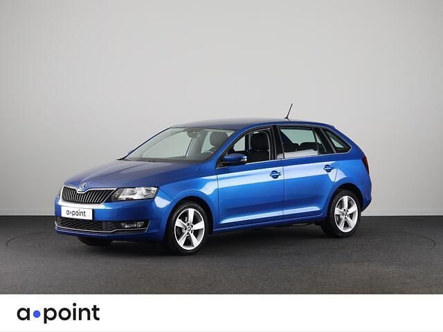 Blauw Gebruikt 2018 Skoda Rapid Clever Hatchback | € 12.849 (Goede deal) - Afbeelding 1/4