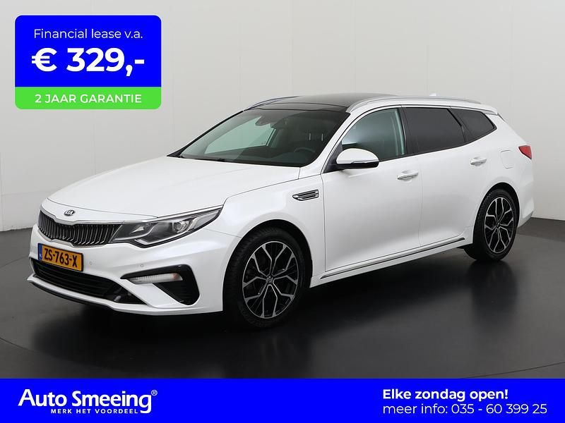 Wit Gebruikt 2019 Kia Optima Stationwagen | € 21.740 - Afbeelding 1/4