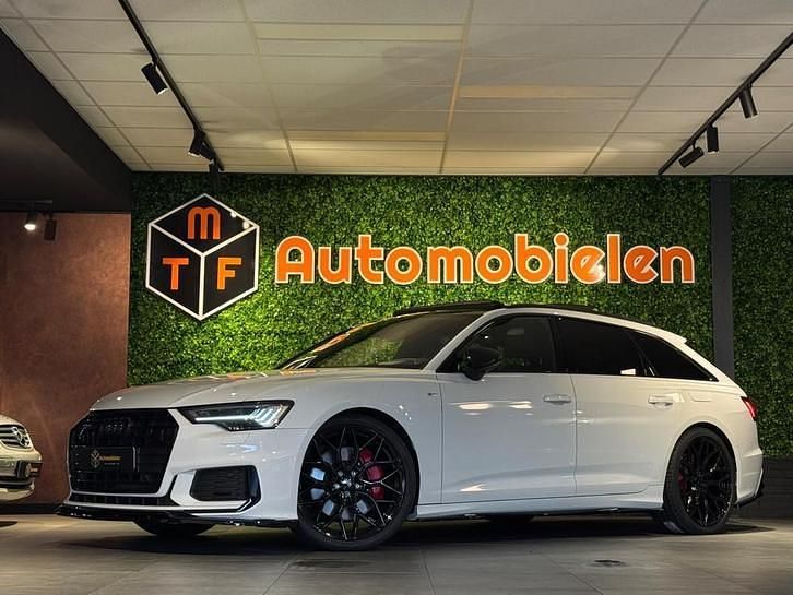 Wit Occasion 2020 Audi A6 S-Line Stationwagen | € 39.998 (Iets duurder) - Afbeelding 1/4