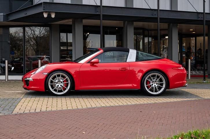 Occasion Porsche 911 Targa 4S 400 PK (294 kW) 2014 Rood Cabriolet