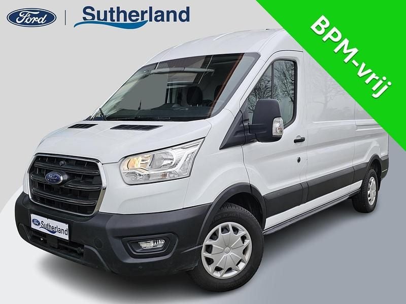 Wit Gebruikt 2021 Ford Transit Trend Van | € 26.400 (Eerlijke prijs) - Afbeelding 1/4