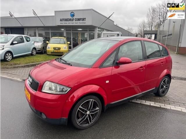 Rood Gebruikt 2002 Audi A2 S-Line Hatchback | € 2.499 (Iets duurder) - Afbeelding 1/4