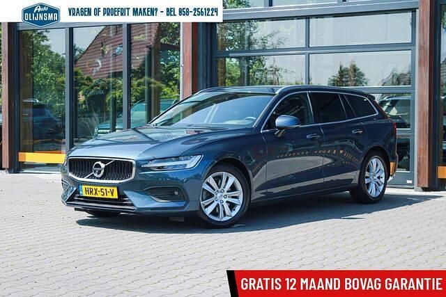 Blauw Gebruikt 2021 Volvo V60 Business Edition Stationwagen | € 29.944 (Super prijs) - Afbeelding 1/4