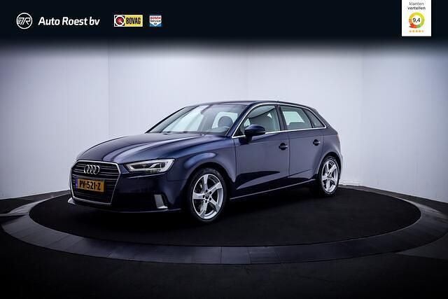 Blauw Gebruikt 2017 Audi A3 Sportback Sport Hatchback | € 15.950 (Eerlijke prijs) - Afbeelding 1/4