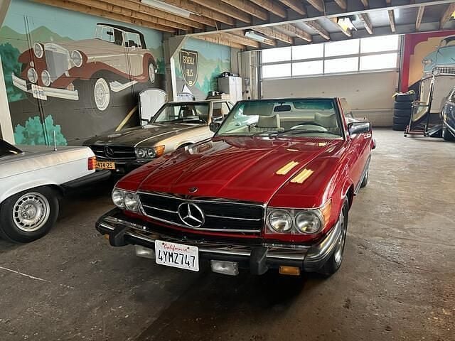Rood Gebruikt 1977 Mercedes SL450 | € 18.900 - Afbeelding 1/4