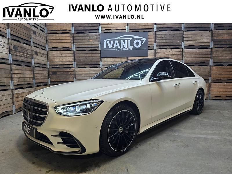 Wit Gebruikt 2022 Mercedes S580 AMG line Sedan | € 89.700 (Super prijs) - Afbeelding 1/4