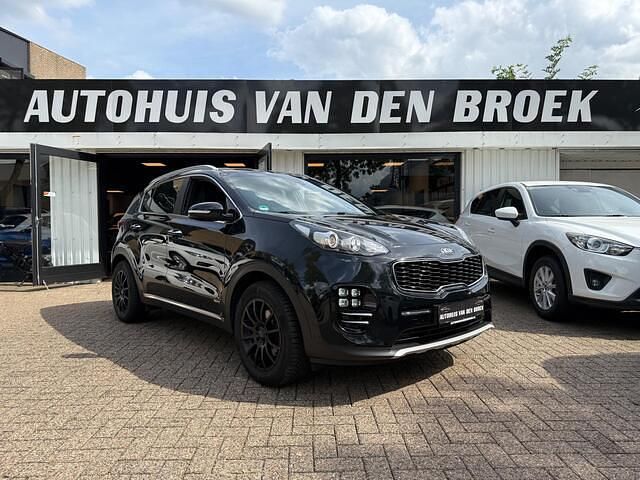 Zwart, metallic lak Gebruikt 2016 Kia Sportage GT-Line SUV | € 19.945 (Eerlijke prijs) - Afbeelding 1/4