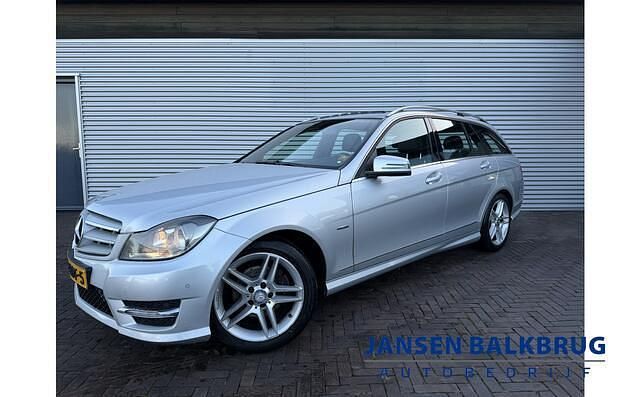 Grijs Gebruikt 2011 Mercedes C180 Avantgarde Stationwagen | € 8.990 (Duur) - Afbeelding 1/4
