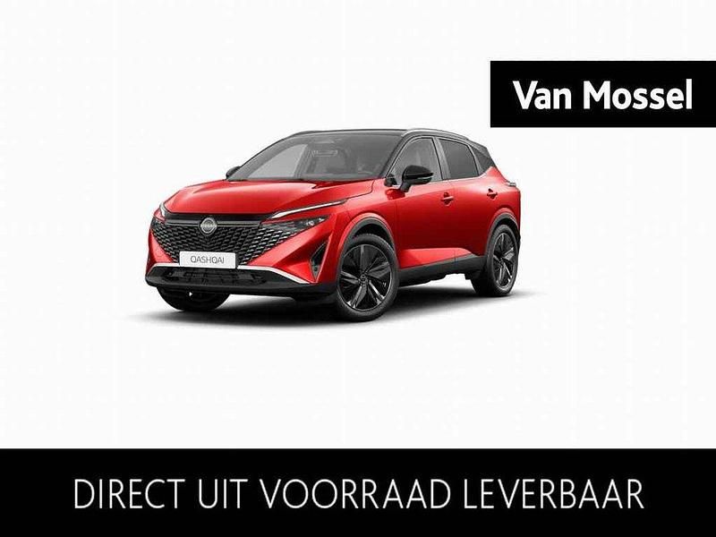 Two tone fuji sunset red / dak carbon black ( Nieuw 2025 Nissan Qashqai Tekna+ SUV | € 43.340 (Goede deal) - Afbeelding 1/4