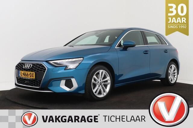 Blauw Gebruikt 2021 Audi A3 Sportback Business Hatchback | € 24.399 (Super prijs) - Afbeelding 1/3