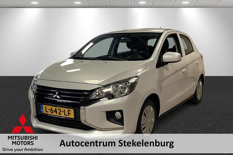 Wit Gebruikt 2021 Mitsubishi Space Star Hatchback | € 10.840 (Goede deal) - Afbeelding 1/4