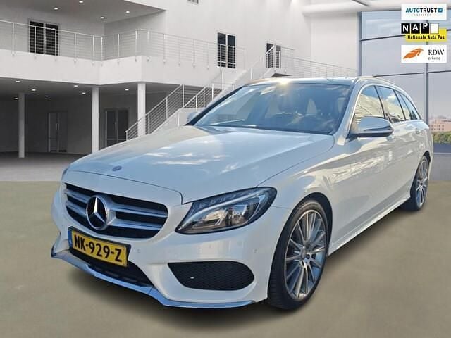 Wit Occasion 2017 Mercedes C180 Sport Edition Stationwagen | € 18.999 (Goede deal) - Afbeelding 1/4