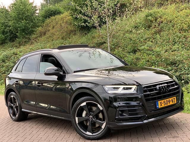 Zwart Occasion 2020 Audi Q5 S-Line SUV | € 34.990 (Eerlijke prijs) - Afbeelding 1/4