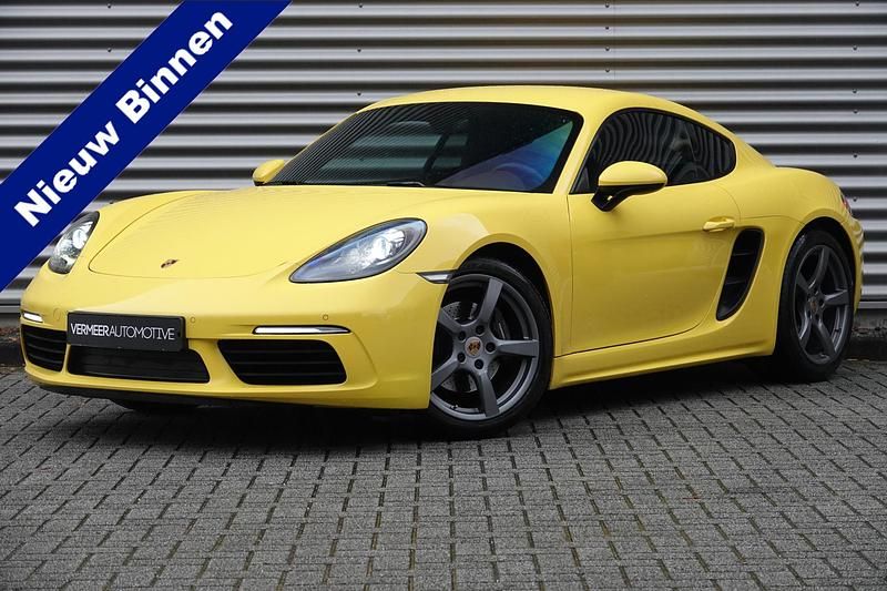 Geel Gebruikt 2018 Porsche 718 Cayman Coupé | € 48.900 - Afbeelding 1/4