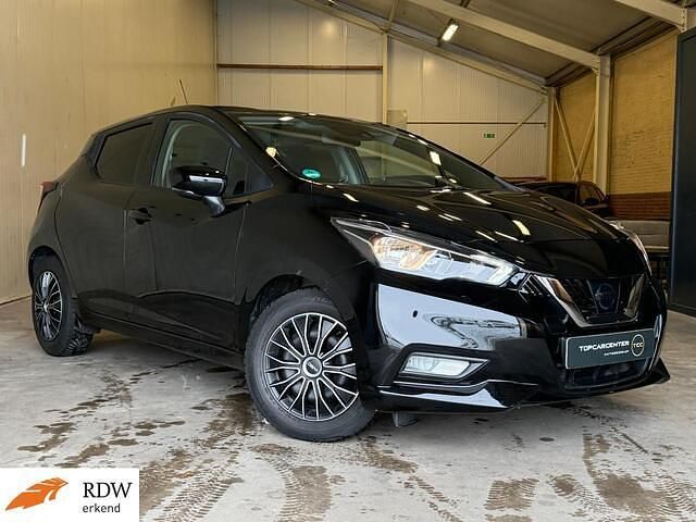 Zwart Occasion 2019 Nissan Micra Acenta Hatchback | € 8.699 (Super prijs) - Afbeelding 1/4