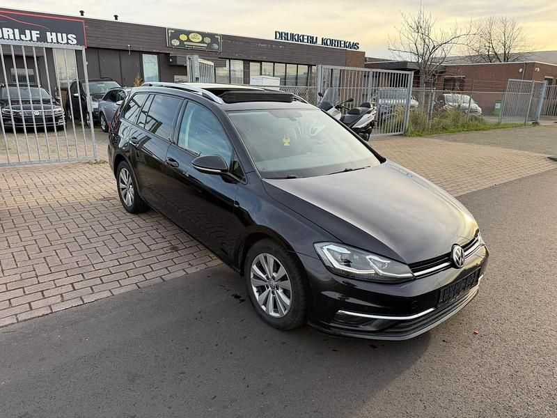 Zwart Gebruikt 2019 VW Golf VII Stationwagen | € 8.350 (Super prijs) - Afbeelding 1/4