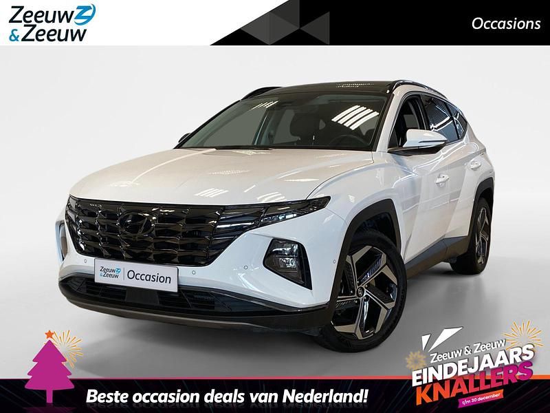 Polar white (pyw) Gebruikt 2021 Hyundai Tucson Premium SUV | € 29.950 (Eerlijke prijs) - Afbeelding 1/4