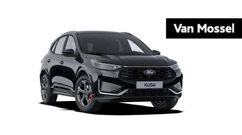 Zwart Nieuw 2024 Ford Kuga Active X SUV | € 46.335 (Eerlijke prijs) - Afbeelding 1/4