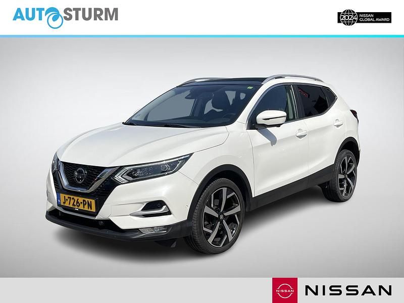 Wit Gebruikt 2020 Nissan Qashqai Tekna SUV | € 24.749 (Iets duurder) - Afbeelding 1/4