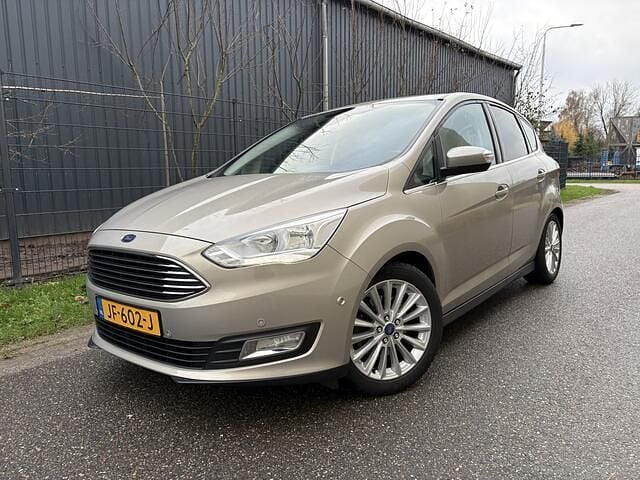 Grijs Gebruikt 2016 Ford C-MAX Titanium MPV | € 9.450 (Goede deal) - Afbeelding 1/4