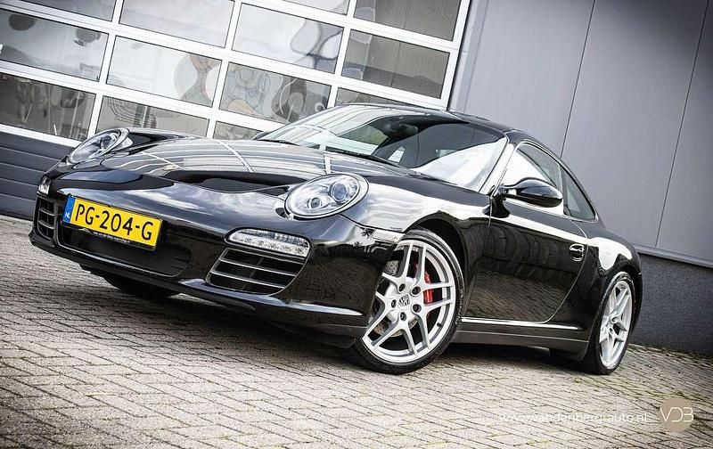 Zwart Gebruikt 2010 Porsche 911 Carrera 4S Coupé | € 67.950 (Eerlijke prijs) - Afbeelding 1/4