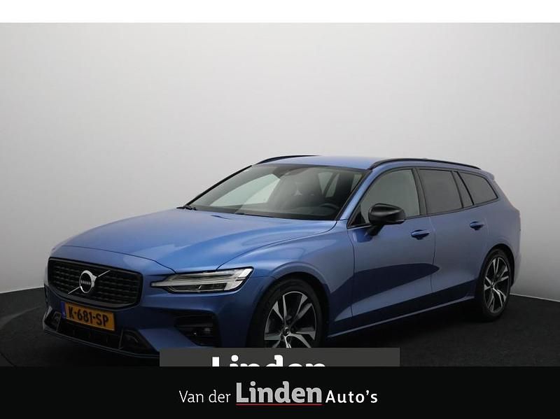 Blauw Gebruikt 2021 Volvo V60 R-Design Stationwagen | € 30.845 (Eerlijke prijs) - Afbeelding 1/4