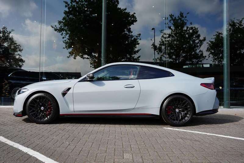 Grijs Gebruikt 2022 BMW M4 Comfort Edition Coupé | € 109.888 (Super prijs) - Afbeelding 1/4