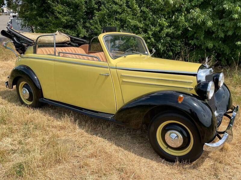 Geel Gebruikt 1951 Mercedes 170 Cabriolet | € 139.000 - Afbeelding 1/4
