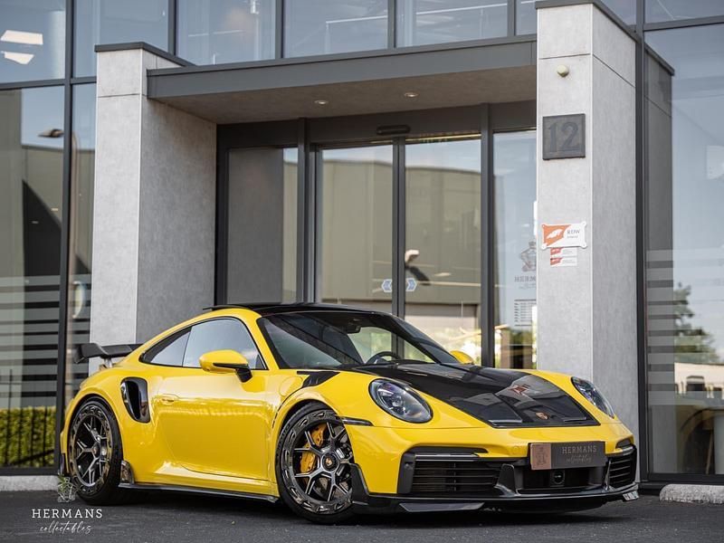 Geel Gebruikt 2021 Porsche 911 Turbo S Coupé | € 264.950 - Afbeelding 1/4