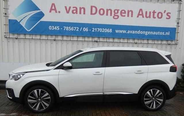 Wit Gebruikt 2018 Peugeot 5008 Allure SUV | € 14.995 (Goede deal) - Afbeelding 1/4