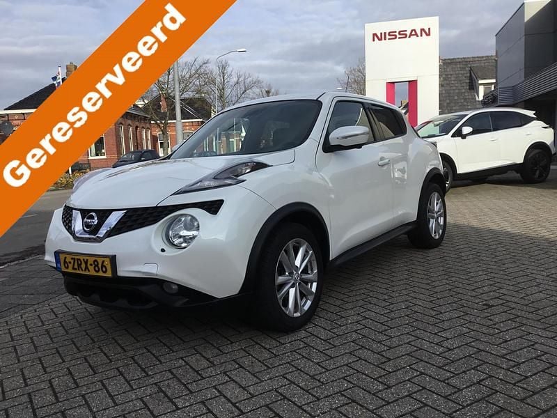 Wit Gebruikt 2015 Nissan Juke S SUV | € 9.950 (Eerlijke prijs) - Afbeelding 1/4