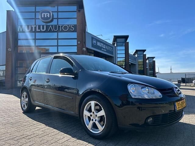 Zwart Gebruikt 2008 VW Golf VI Trendline Hatchback | € 4.990 (Goede deal) - Afbeelding 1/4