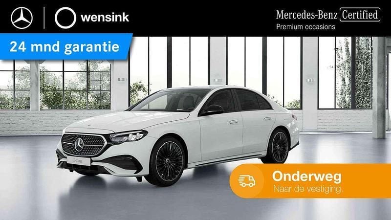 Wit Gebruikt 2024 Mercedes E300 AMG line Sedan | € 64.850 (Eerlijke prijs) - Afbeelding 1/4