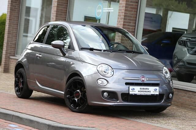 Grijs Gebruikt 2014 Fiat 500S Sport Hatchback | € 7.950 (Eerlijke prijs) - Afbeelding 1/4