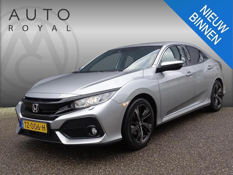 Grijs Gebruikt 2018 Honda Civic Elegance Hatchback | € 17.995 (Eerlijke prijs) - Afbeelding 1/4