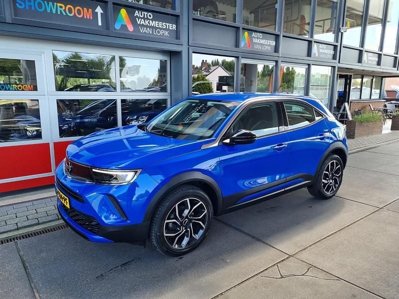 Blauw (metallic) Gebruikt 2021 Opel Mokka Edition SUV | € 17.745 (Eerlijke prijs) - Afbeelding 1/4