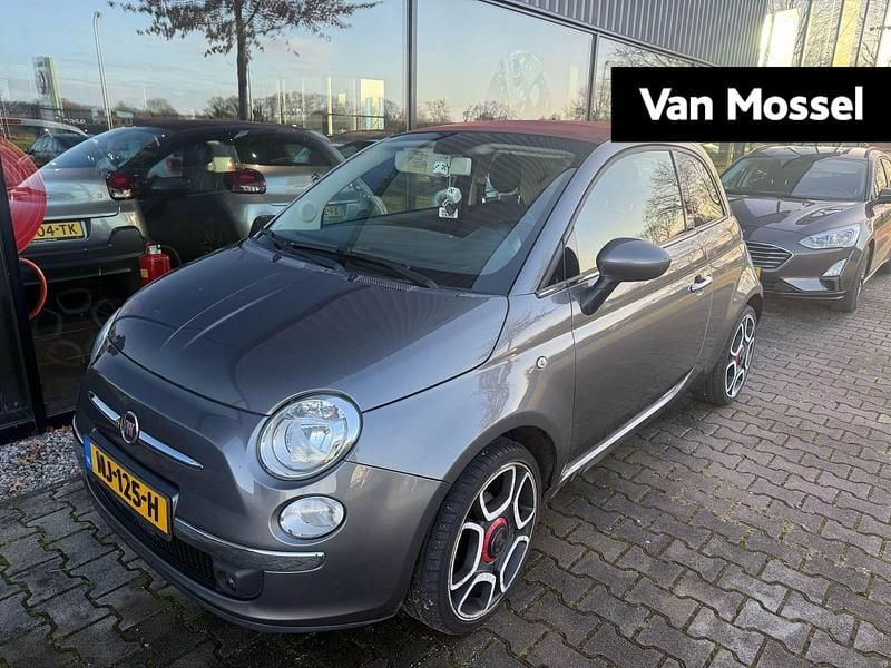 Grijs Occasion 2017 Fiat 500 Lounge Hatchback | € 8.900 (Goede deal) - Afbeelding 1/1