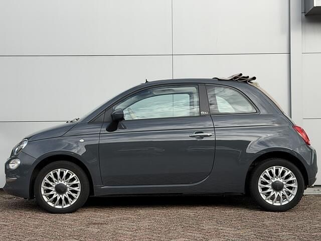 Grijs Gebruikt 2020 Fiat 500 Lounge Cabriolet | € 16.900 (Eerlijke prijs) - Afbeelding 1/3