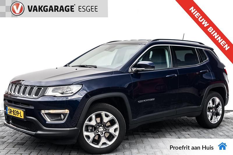 Blauw Gebruikt 2018 Jeep Compass Opening Edition SUV | € 22.740 (Iets duurder) - Afbeelding 1/4