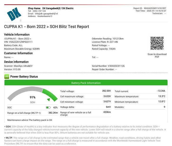 Occasion Cupra Born 150 kW (204 PK) 2022 Grijs Hatchback