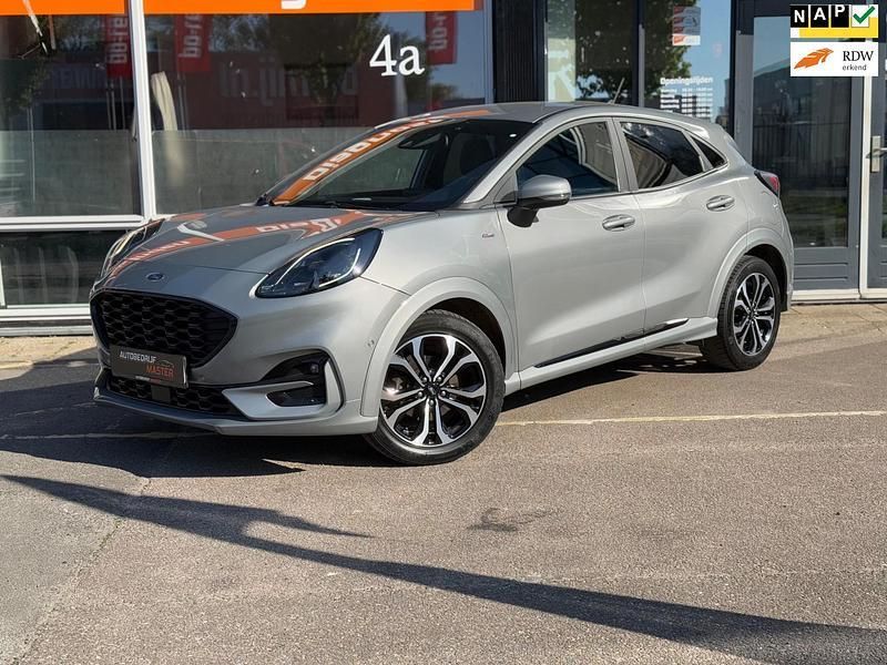 Grijs Gebruikt 2020 Ford Puma ST-Line X SUV | € 14.450 (Goede deal) - Afbeelding 1/4