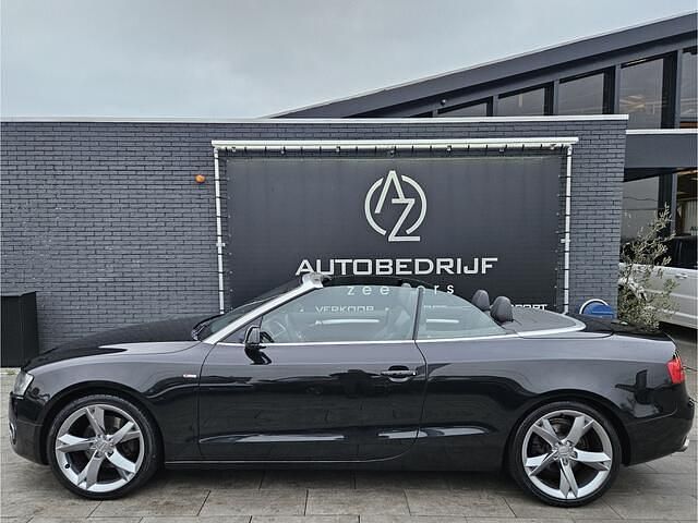 Zwart Gebruikt 2009 Audi A5 Cabriolet S-Line Cabriolet | € 9.999 (Eerlijke prijs) - Afbeelding 1/4